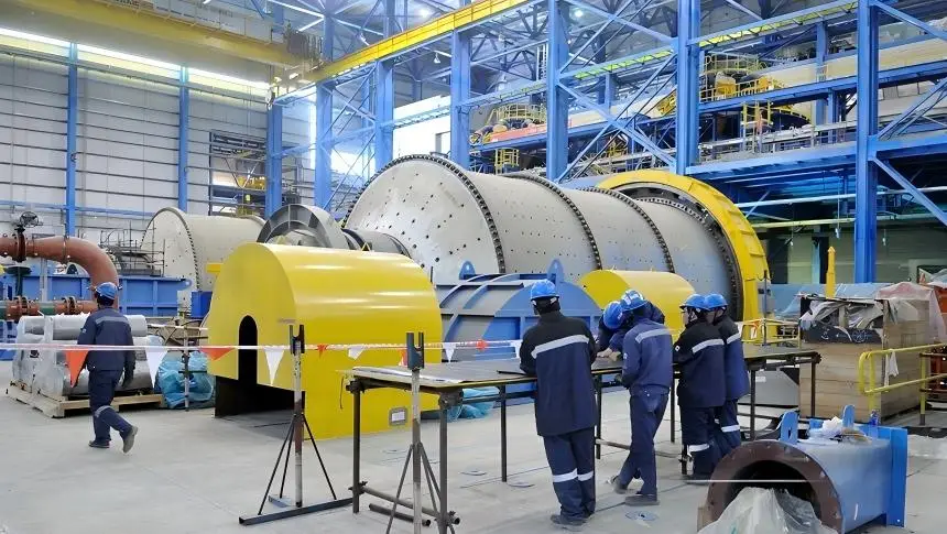 rod mill cylinder and drive system