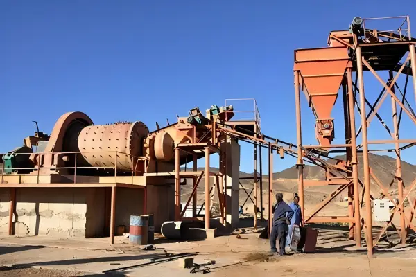 Mineral processing equipment flow for ore beneficiation
