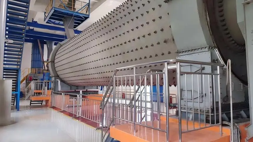 Cement Ball Mill structure for clinker grinding and cement powder production
