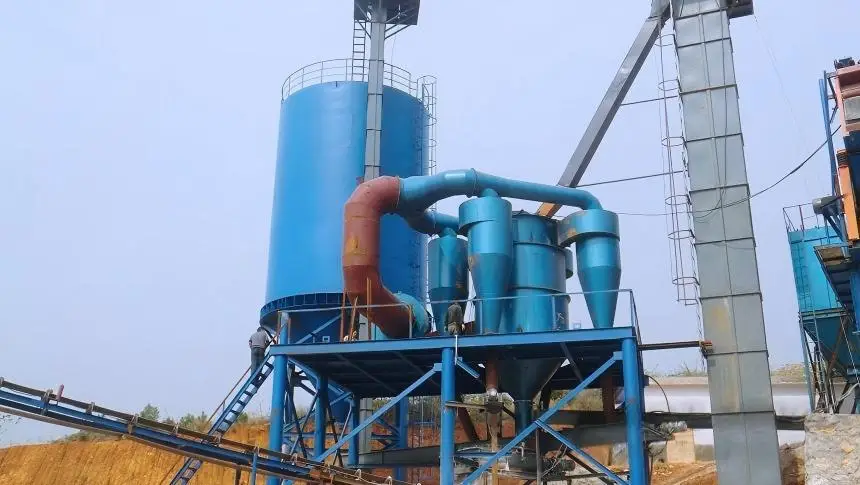 Lime Powder Separator structure for lime powder classification and powder processing