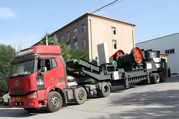 Mobile Jaw Crusher Plant structure and manufacturing display