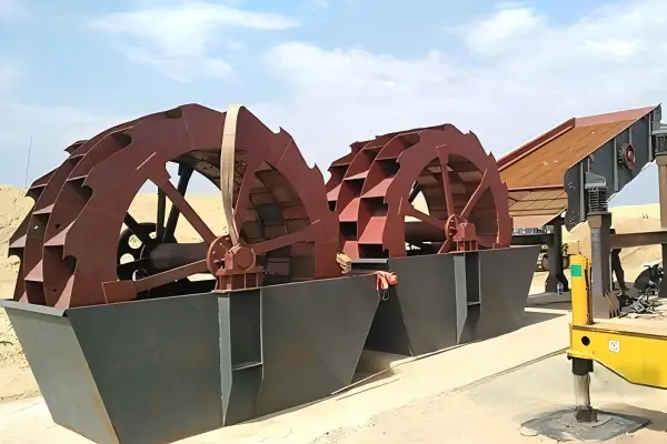 sand washing equipment structure for washing plant
