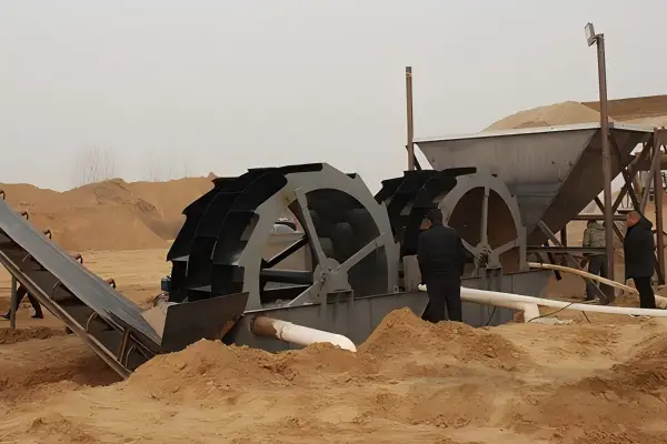 sand washing machine product display for aggregate washing